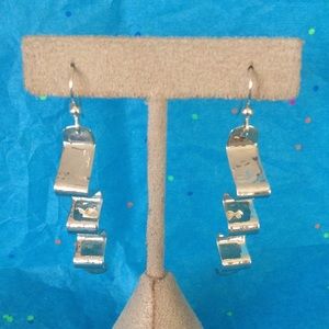 COPY - Sterling silver wave earrings